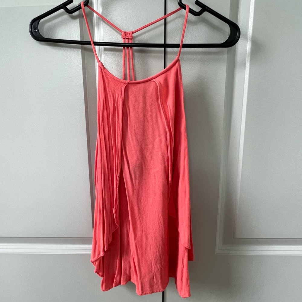 Women’s pink tank blouse